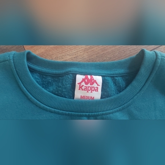 KAPPA Teal  Crew Neck Sweater - Picture 6 of 8